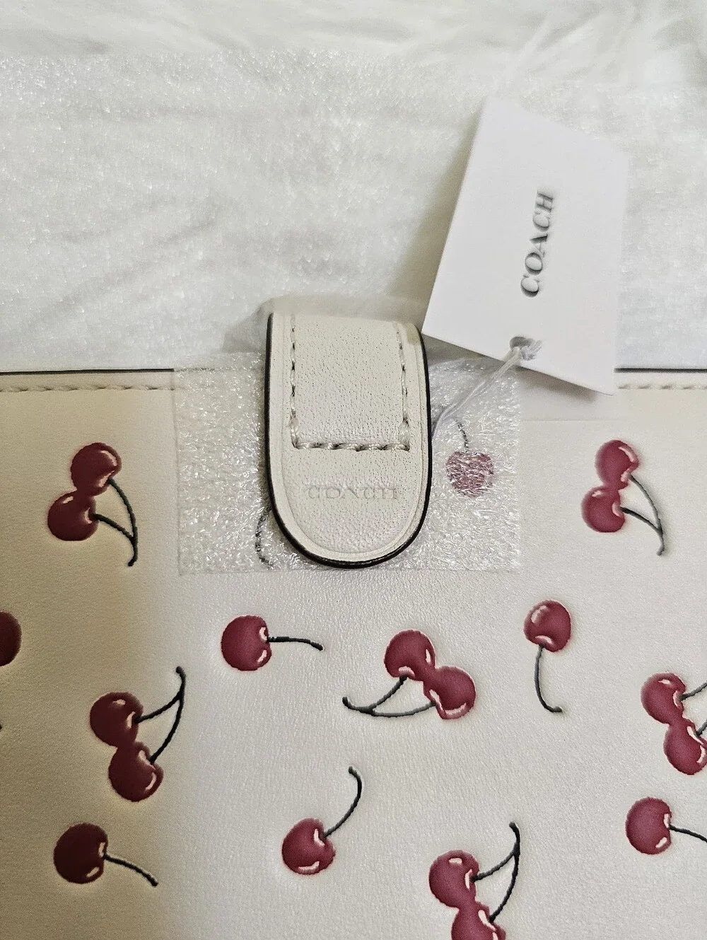 New Coach Notebook with Cherry Print